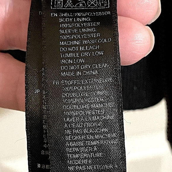 21 Men Los Angeles Men's Black Zip Front Bomber Jacket Size Small - Picture 9 of 10